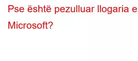 Pse është pezulluar llogaria e Microsoft?