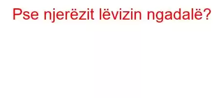 Pse njerëzit lëvizin ngadalë?