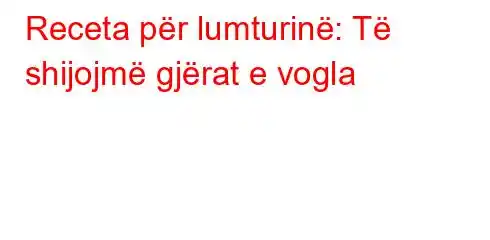 Receta për lumturinë: Të shijojmë gjërat e vogla