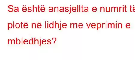 Sa është anasjellta e numrit të plotë në lidhje me veprimin e mbledhjes?