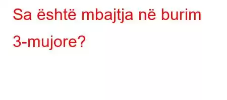 Sa është mbajtja në burim 3-mujore?