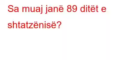 Sa muaj janë 89 ditët e shtatzënisë?