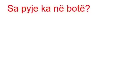 Sa pyje ka në botë