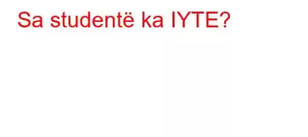 Sa studentë ka IYTE