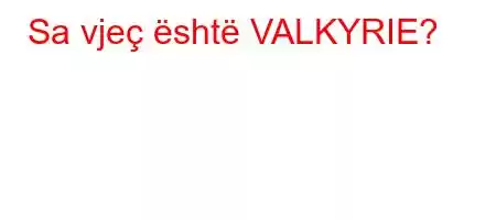 Sa vjeç është VALKYRIE?