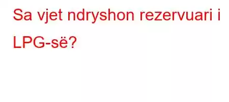 Sa vjet ndryshon rezervuari i LPG-së?