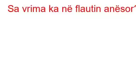 Sa vrima ka në flautin anësor?