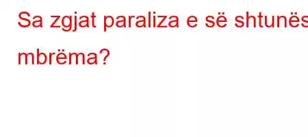 Sa zgjat paraliza e së shtunës mbrëma?