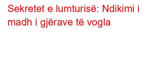 Sekretet e lumturisë: Ndikimi i madh i gjërave të vogla