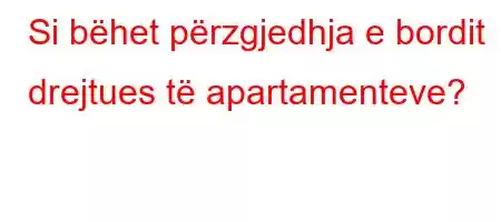 Si bëhet përzgjedhja e bordit drejtues të apartamenteve?