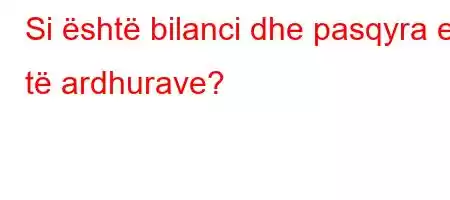 Si është bilanci dhe pasqyra e të ardhurave?