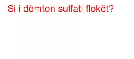 Si i dëmton sulfati flokët?