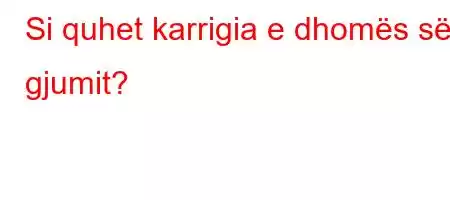 Si quhet karrigia e dhomës së gjumit