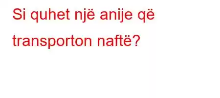 Si quhet një anije që transporton naftë?