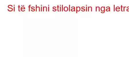 Si të fshini stilolapsin nga letra