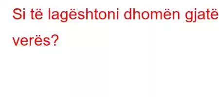 Si të lagështoni dhomën gjatë verës?