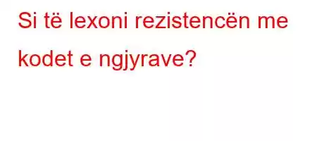 Si të lexoni rezistencën me kodet e ngjyrave?