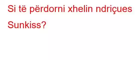 Si të përdorni xhelin ndriçues Sunkiss