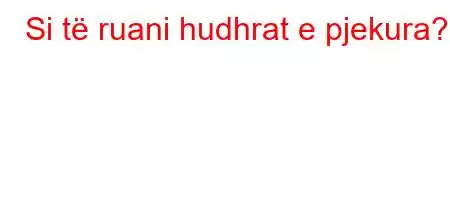 Si të ruani hudhrat e pjekura?