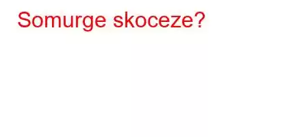 Somurge skoceze?