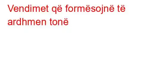 Vendimet që formësojnë të ardhmen tonë